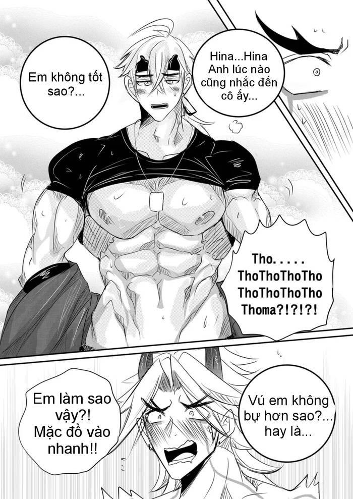 [Hai manga] Thoma & Itto Beach Chapter 1 – Genshin Impact dj  - Trang 7