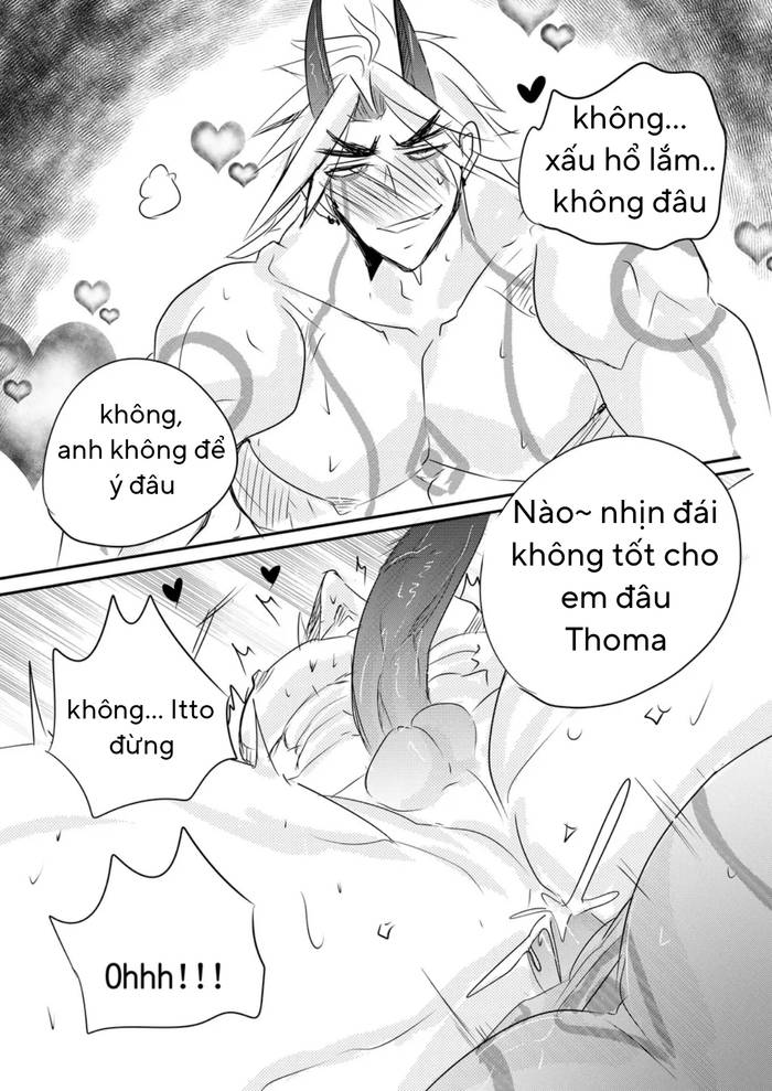 [Hai manga] Thoma & Itto Beach Chapter 1 – Genshin Impact dj  - Trang 46