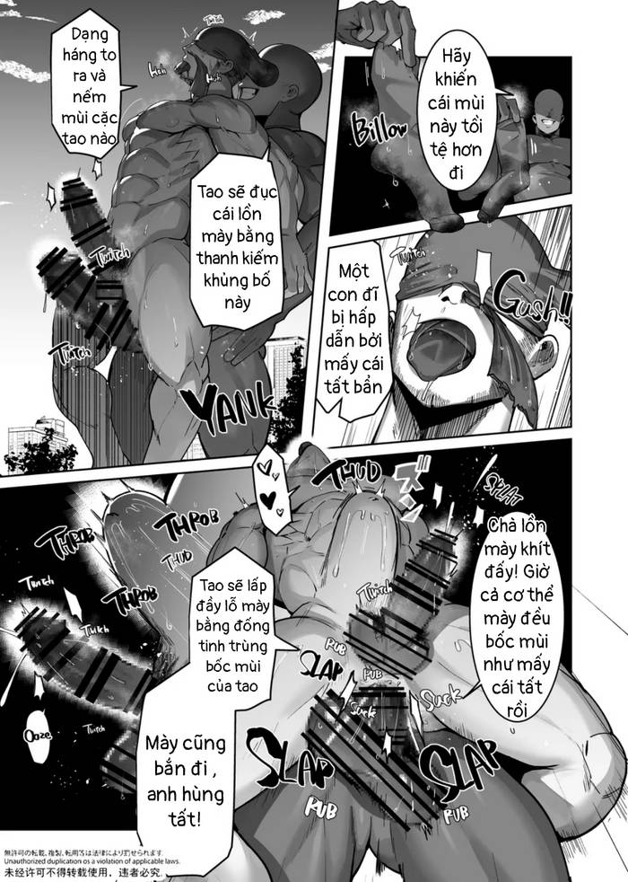 [Takao no Gami (Toiro)] Anh hùng biến thái bị tội phạm chân hôi đánh bại [VN] - Trang 5