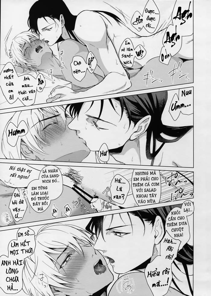 Akai x Amuro - Tập 3.1 - Bùa Hộ Mệnh Của Em (Petty Jinx) - Detective Conan Doujinshi - Trang 35