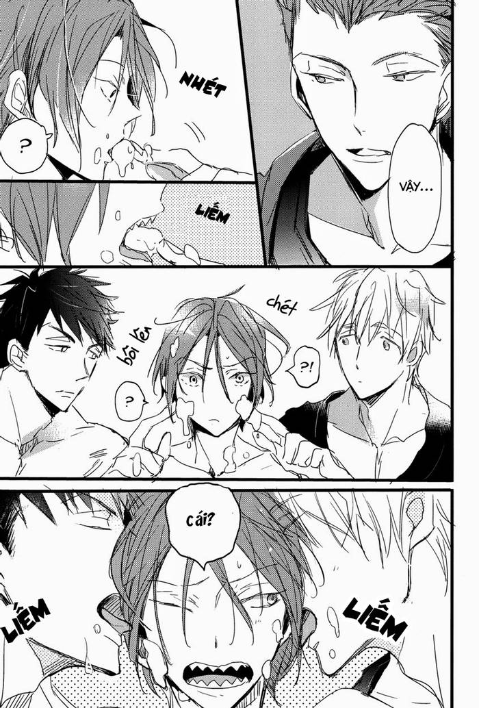 [ FREE ! Dj ] Tất cả là lỗi của cậu vì quá dễ thương như thế (  Sousuke + Makoto + Mikoshiba x Rin ) - Trang 30