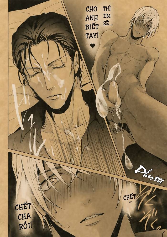 Akai x Amuro - Tập 4 - Dòng Sữa Ngọt Ngào (Something White) - Detective Conan Doujinshi - Trang 16
