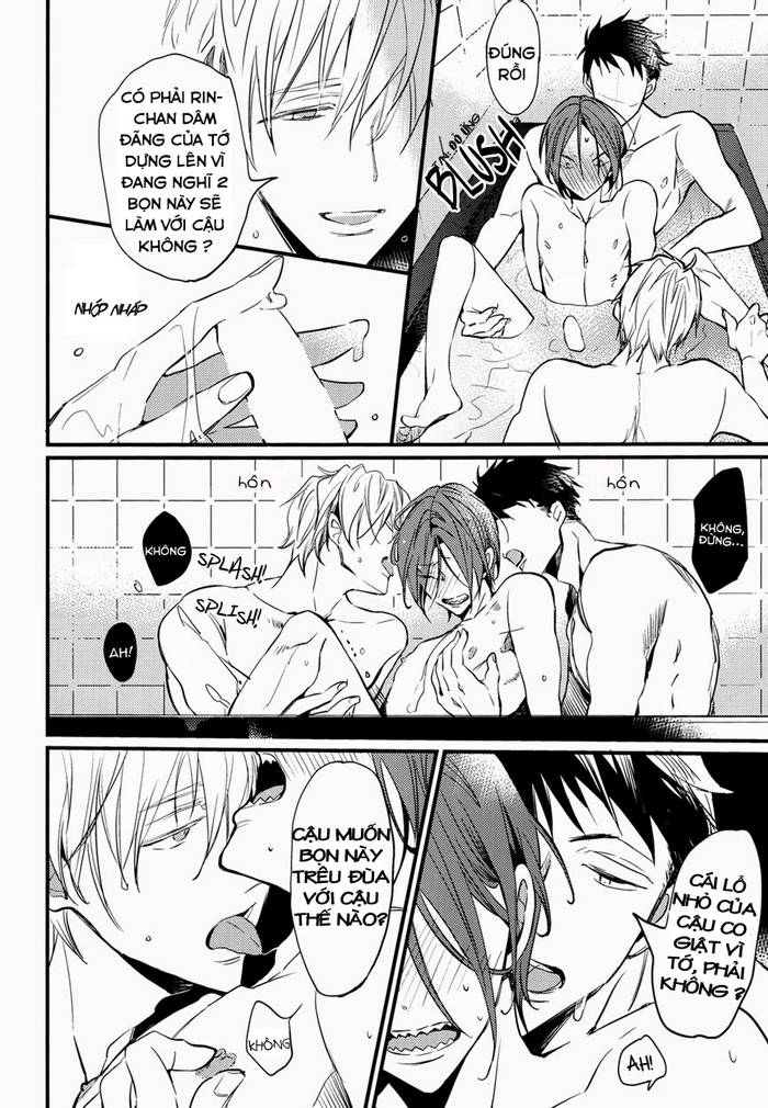 [ FREE ! Dj ] Tất cả là lỗi của cậu vì quá dễ thương như thế (  Sousuke + Makoto + Mikoshiba x Rin ) - Trang 9