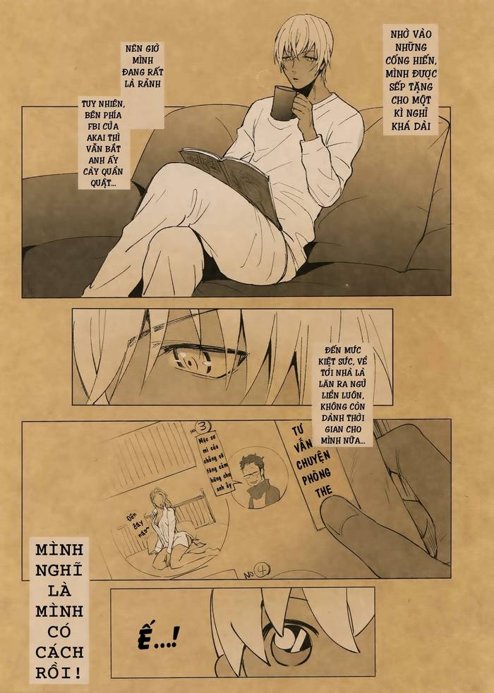 Akai x Amuro - Tập 4 - Dòng Sữa Ngọt Ngào (Something White) - Detective Conan Doujinshi - Trang 3
