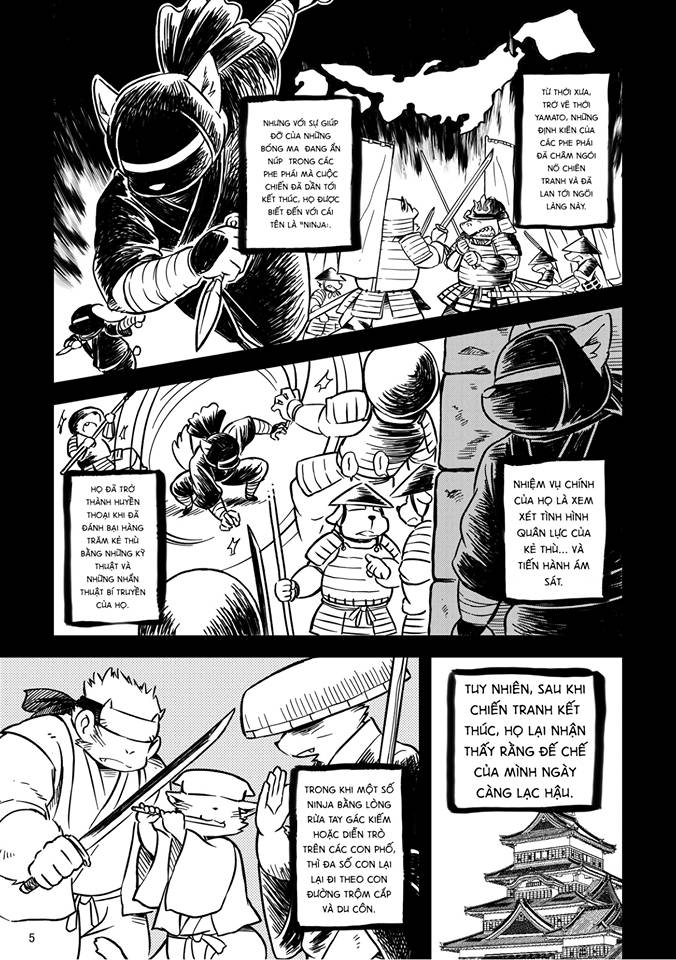 Thời đại ninja: Washabi, chiến binh Shinobi - Trang 6