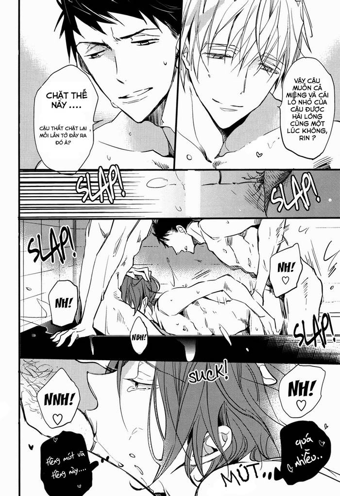 [ FREE ! Dj ] Tất cả là lỗi của cậu vì quá dễ thương như thế (  Sousuke + Makoto + Mikoshiba x Rin ) - Trang 13