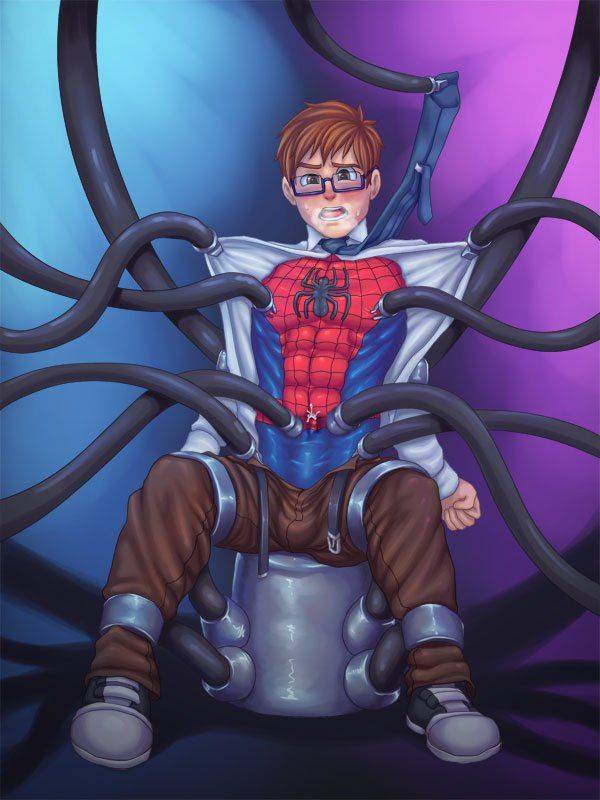 Spiderman yaoi bondage - Trang 12
