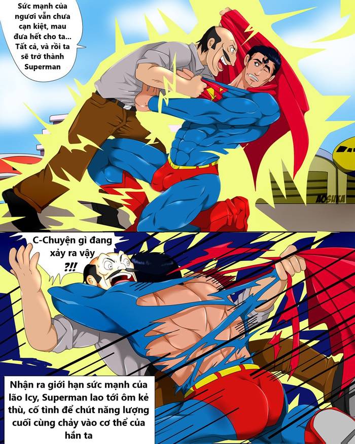superman and icy harris comic - Trang 2