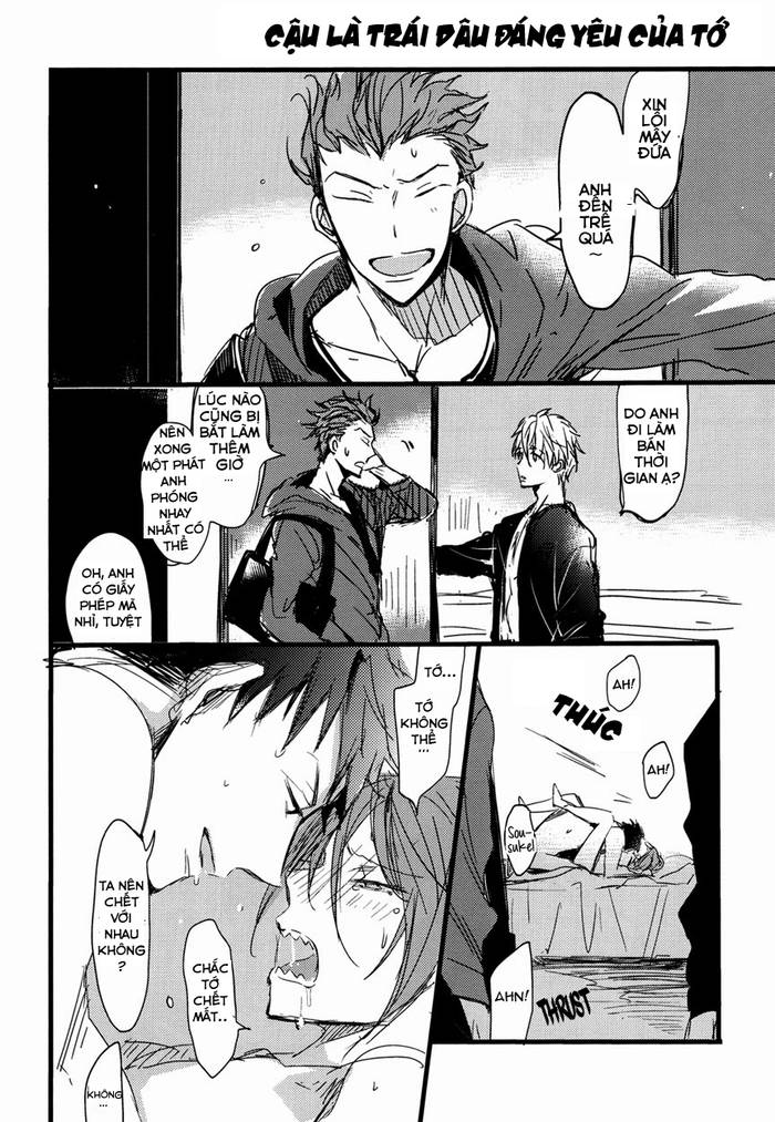 [ FREE ! Dj ] Tất cả là lỗi của cậu vì quá dễ thương như thế (  Sousuke + Makoto + Mikoshiba x Rin ) - Trang 27
