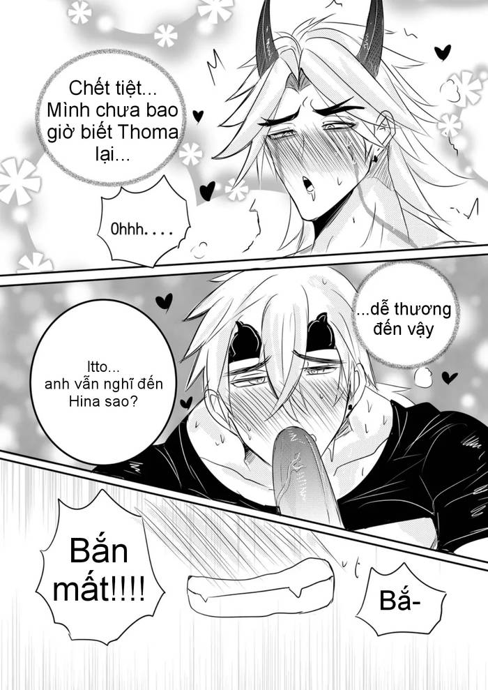 [Hai manga] Thoma & Itto Beach Chapter 1 – Genshin Impact dj  - Trang 10