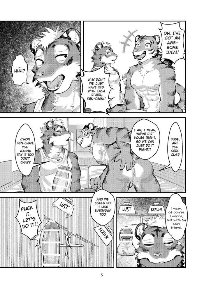 [Zerozero (Uro)] First time in the Tiger’s ‘Den’ [Eng] - Trang 4