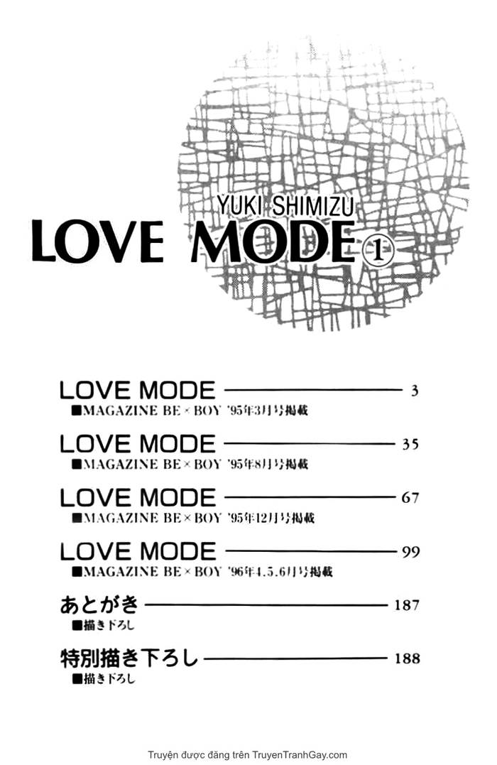 Love Mode - Chap 1 - Trang 3