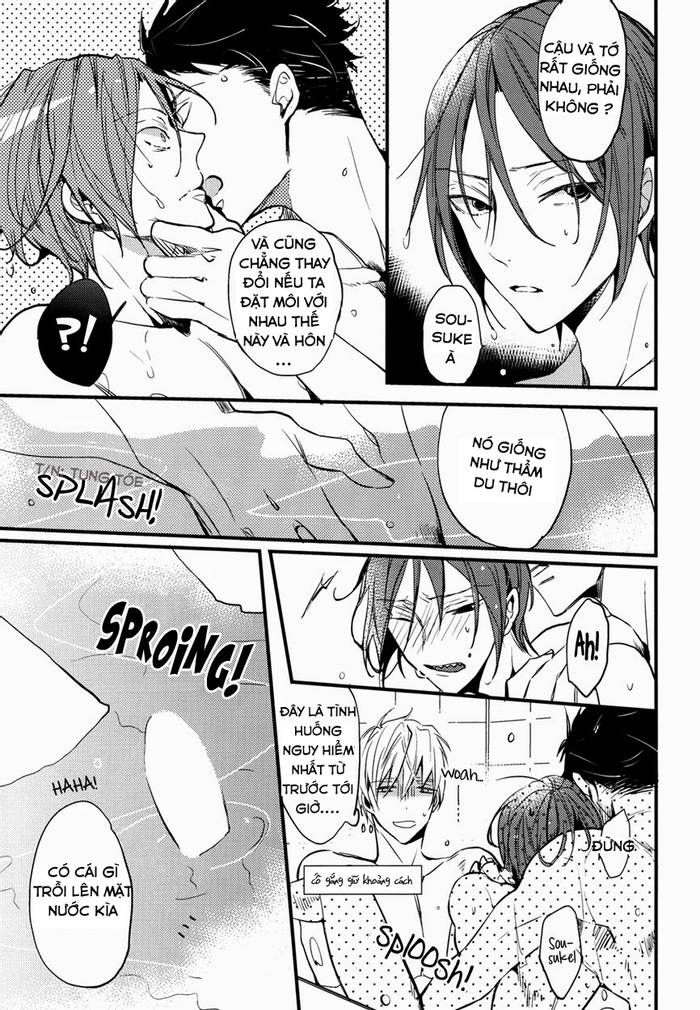 [ FREE ! Dj ] Tất cả là lỗi của cậu vì quá dễ thương như thế (  Sousuke + Makoto + Mikoshiba x Rin ) - Trang 8