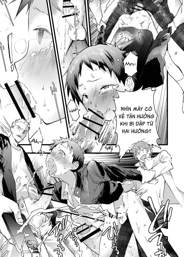 Một cậu bé bị hiếp dâm và rơi vào trạng thái khoái cảm (Rape Sarete Kairaku Ochi Chikan ni Goukan Sareta Shounen) - Trang 12