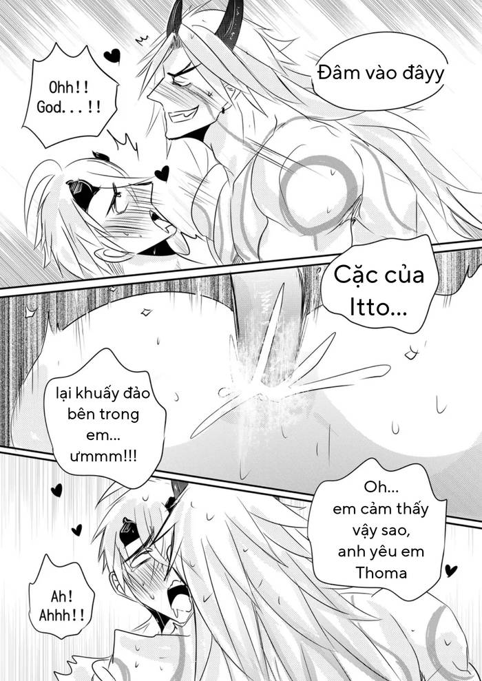 [Hai manga] Thoma & Itto Beach Chapter 1 – Genshin Impact dj  - Trang 44