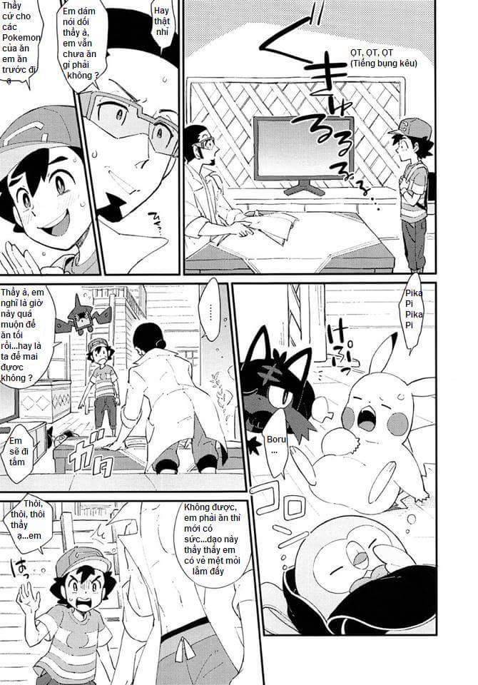 "Ippai Taberu Kimi ga Suki Satoshi! - (Món Ăn Yêu Thích Của Thầy Chính Là Em, Satoshi) ) - Trang 13