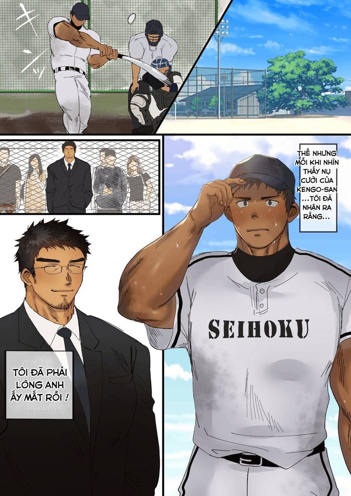 [Suikanotane (Hashikure Tarou)] Older Men And A Ballplayer - Chapter 2 [VN] - Trang 3