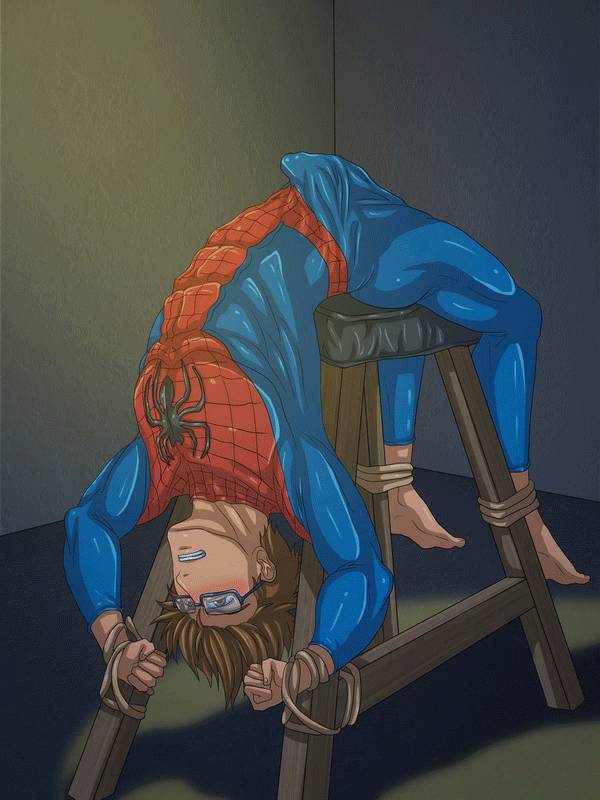 Spiderman bondage gif - Trang 5