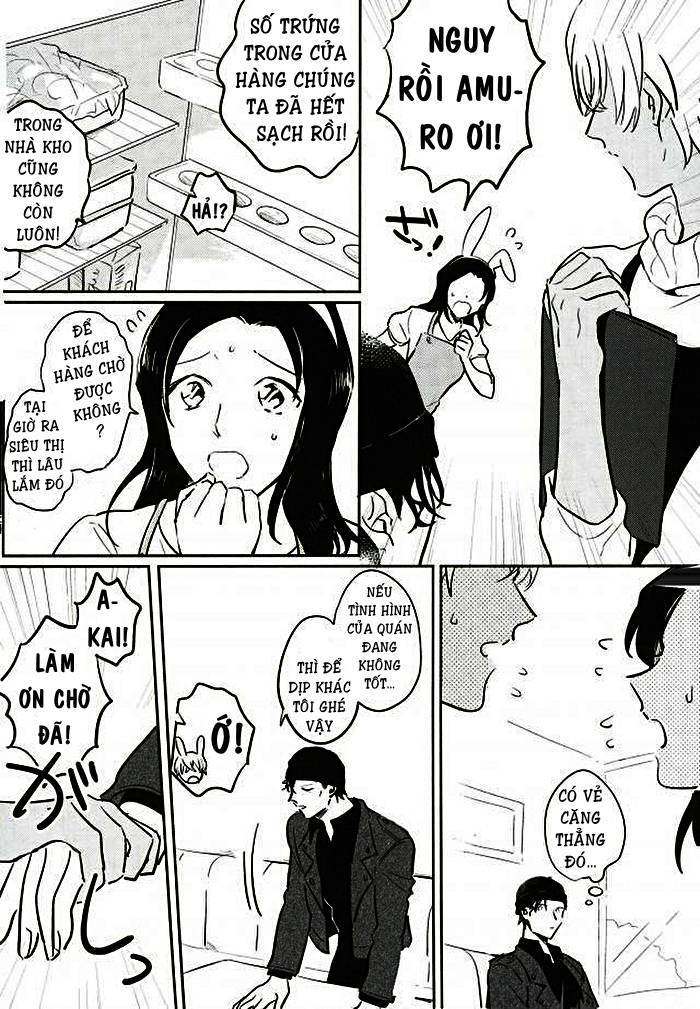 Akai x Amuro - Tập 13 - Trứng Thỏ Phục Sinh - Detective Conan Doujinshi - Trang 7