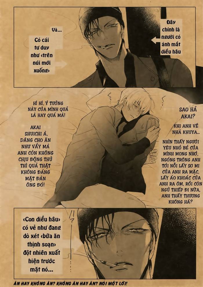 Akai x Amuro - Tập 4 - Dòng Sữa Ngọt Ngào (Something White) - Detective Conan Doujinshi - Trang 6