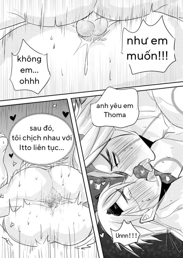 [Hai manga] Thoma & Itto Beach Chapter 1 – Genshin Impact dj  - Trang 55