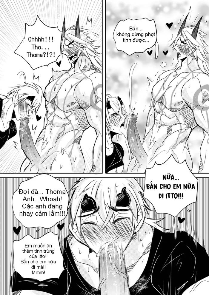 [Hai manga] Thoma & Itto Beach Chapter 1 – Genshin Impact dj  - Trang 16